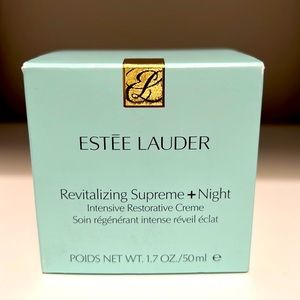 NIB Estée Lauder revitalizing supreme plus night cream, 1.7 ounce full-size.